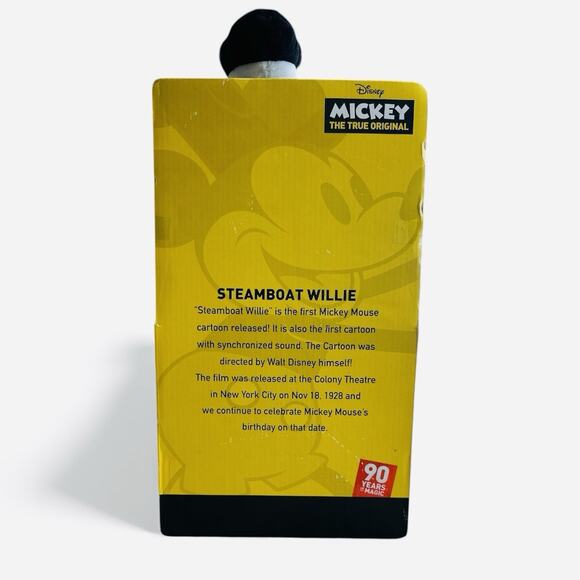 Walt Disney Whistling Mickey Mouse Steamboat Willie 18 inch Plush Brand New - Picture 3 of 4